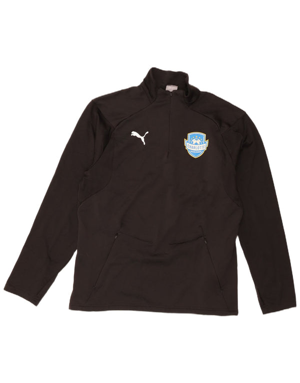 Felpa grafica Puma da uomo Charlotte Soccer Academy, grande nera