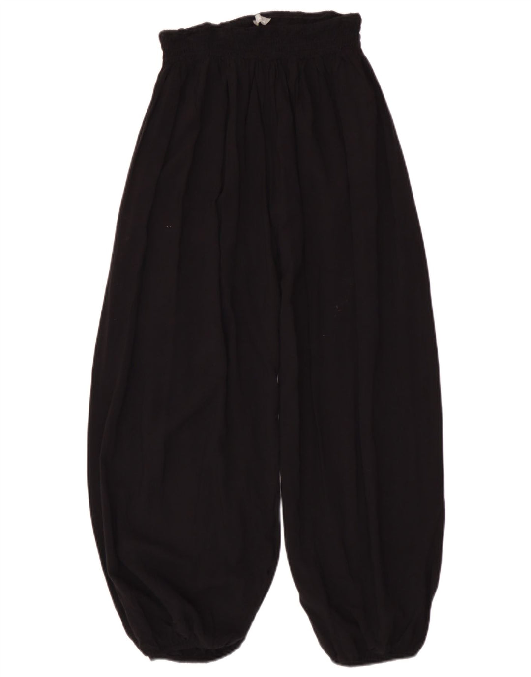 Pantaloni Harem da donna Marks & Spencer UK 10 Small W26 L26 Viscosa nera