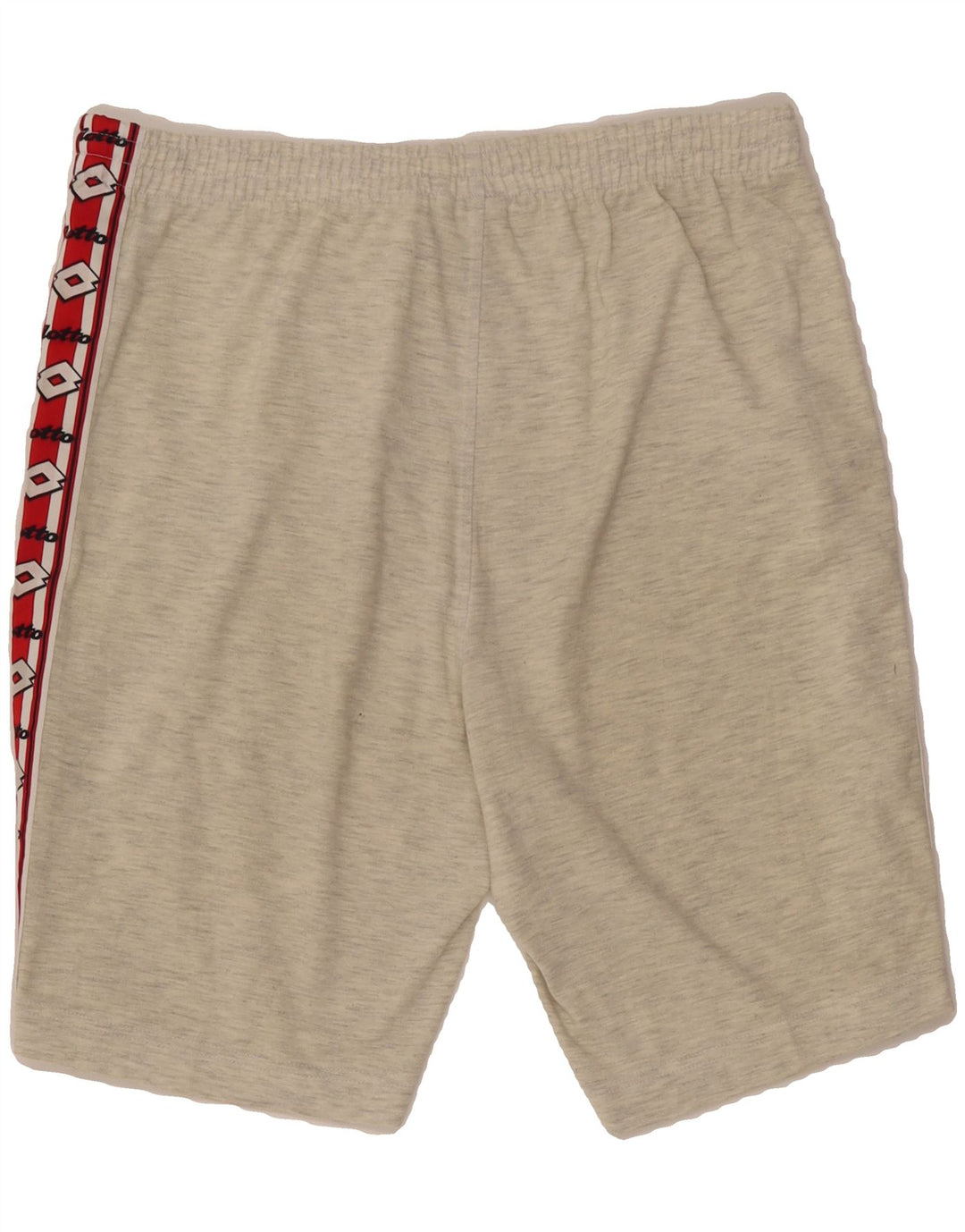 LOTTO Mens Graphic Sport Shorts Large  Grey Colourblock Vintage Lotto and Second-Hand Lotto from Messina Hembry 