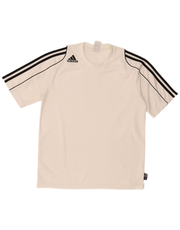 Maglietta ADIDAS Climalite da uomo, colore bianco medio