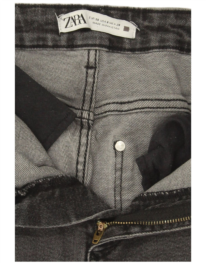 Jeans svasati da donna Zara EU 38 Small W28 L34 Grigio
