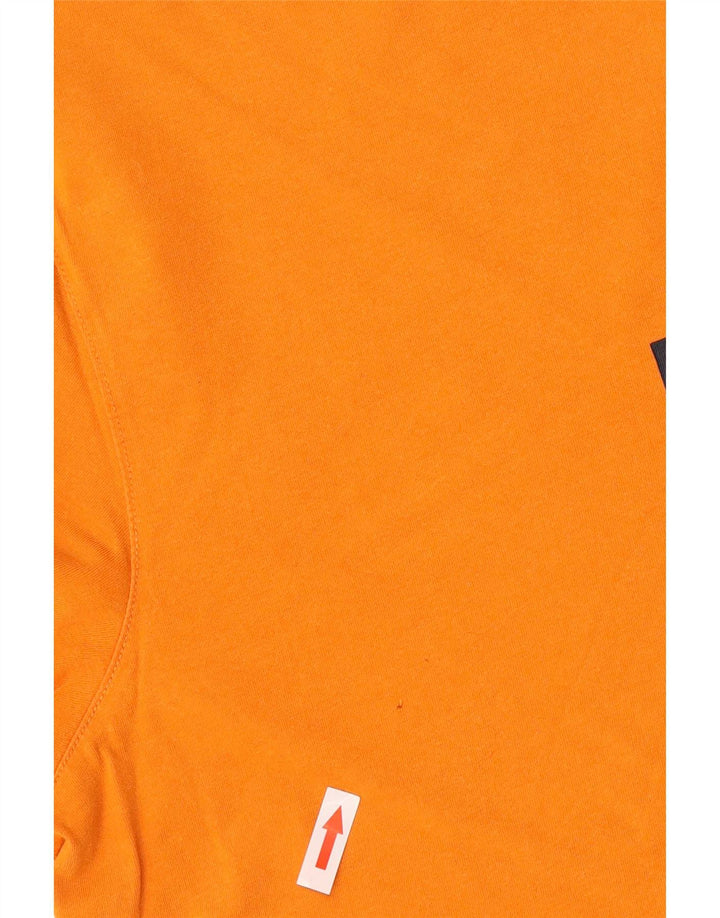 T-shirt grafica da uomo Puma Large arancione