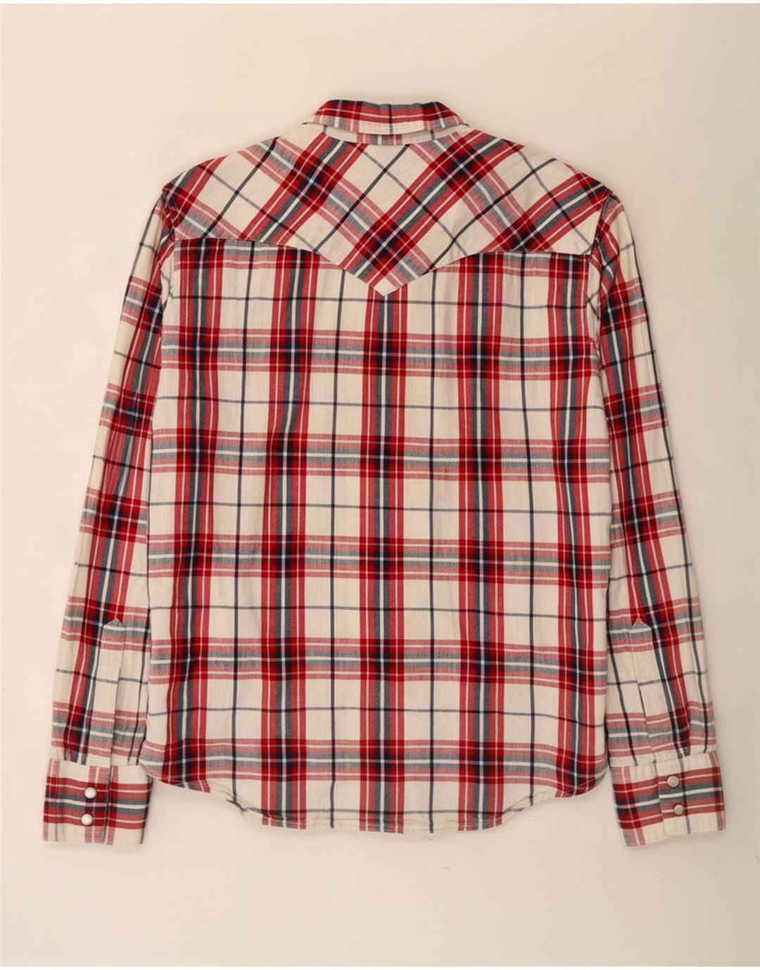 Camicia Levi's da uomo in cotone a quadri rossi medi