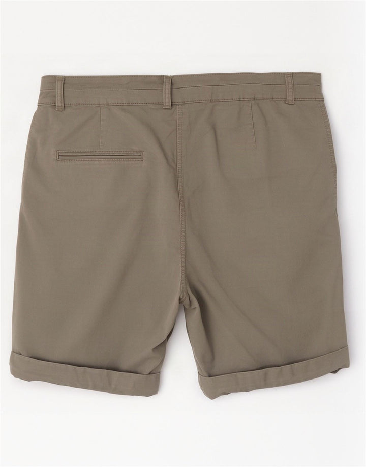 Pantaloncini chino da donna M&Co UK 14 Large W32 Cotone grigio
