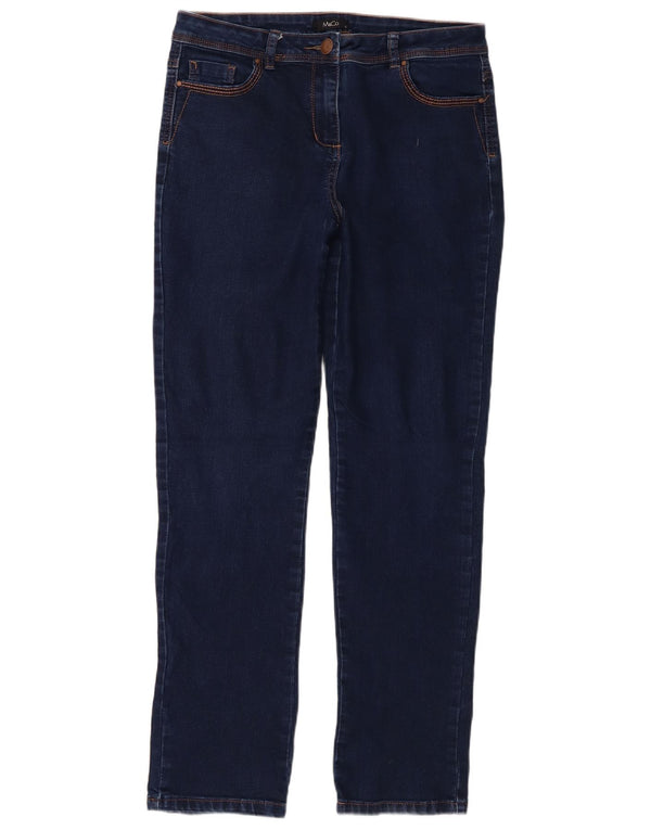 Jeans slim da donna M&Co UK 12 medio W34 L30 cotone blu navy