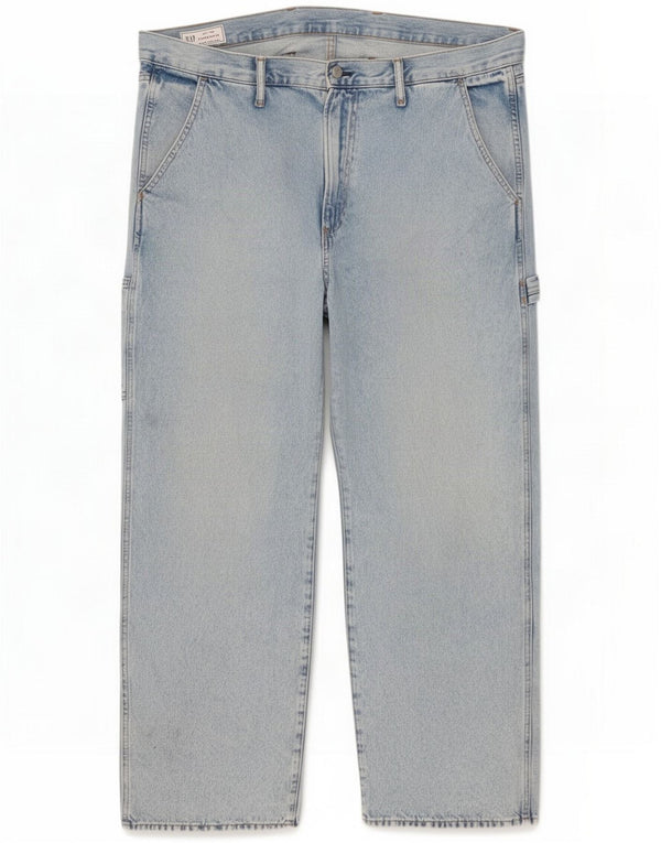 Jeans dritti da uomo Gap Carpenter Cargo W40 L30 cotone blu
