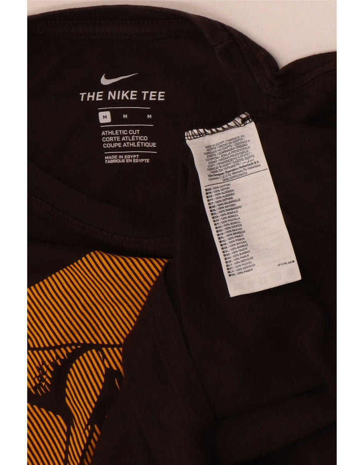 T-shirt grafica da uomo Nike Roma Top in cotone marrone medio