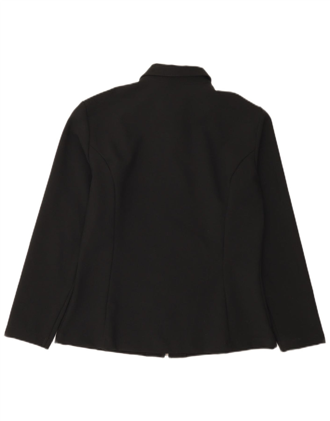Giacca Blazer Donna Benetton IT 46 Large Nero Poliestere