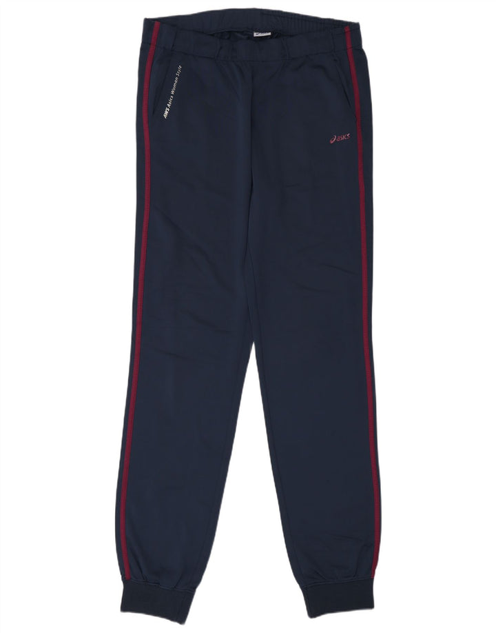 Pantaloni da tuta da donna Asics Joggers UK 16 Large Blu Navy Poliestere