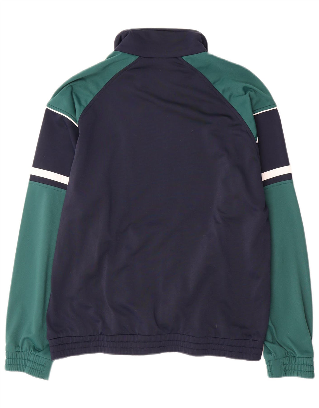 Giacca da ginnastica da uomo Lotto piccola in poliestere color block blu navy