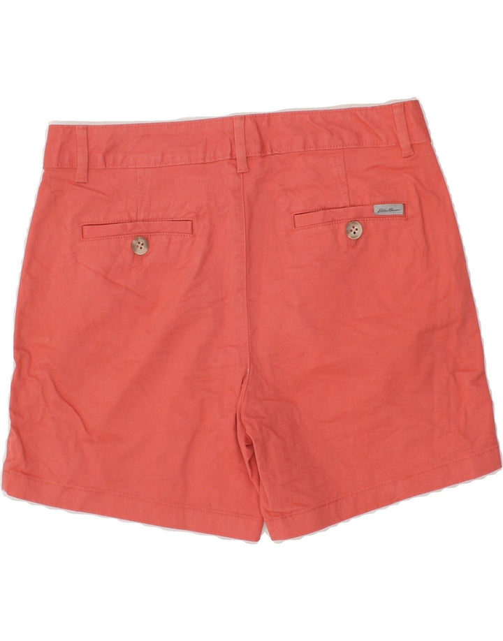 EDDIE BAUER Womens Slightly Curvy Chino Shorts US 4 Small W30 Orange Vintage Eddie Bauer and Second-Hand Eddie Bauer from Messina Hembry 