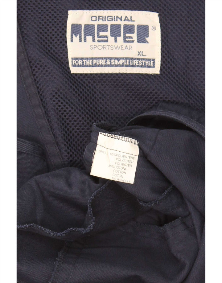 Gilet utility da uomo Master UK 42 XL poliestere blu navy