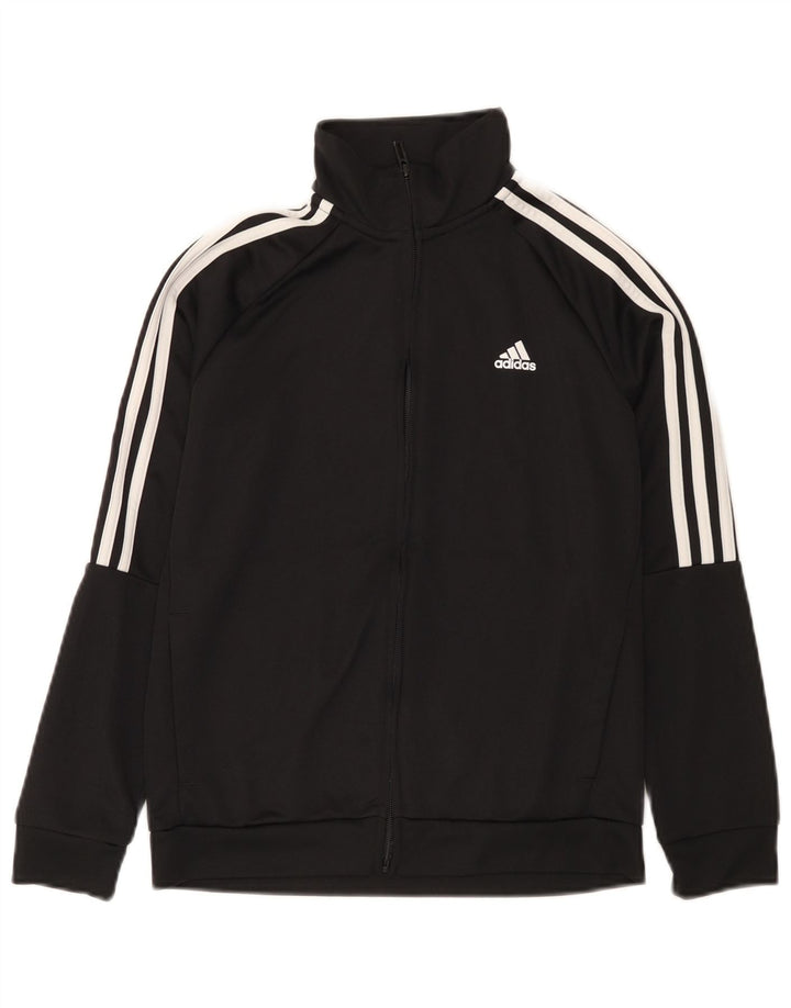 Giacca da tuta Adidas Aeroready da ragazzo 11-12 anni in poliestere nero