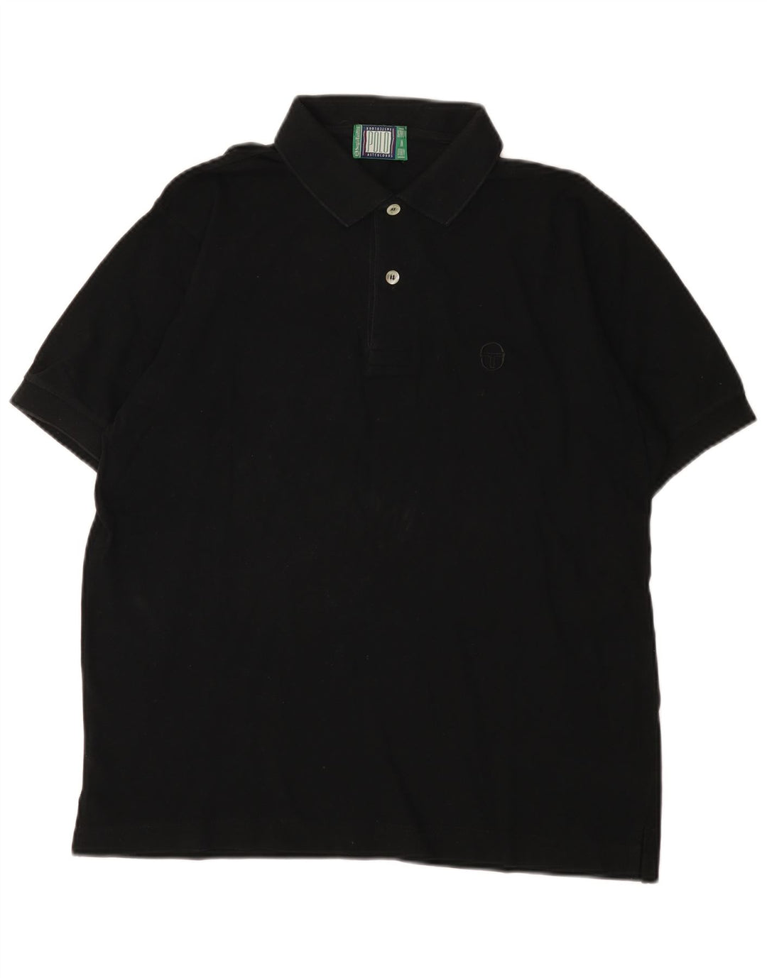 Polo Uomo Sergio Tacchini IT 48 Medio Nero Cotone