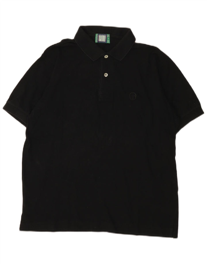 Polo Uomo Sergio Tacchini IT 48 Medio Nero Cotone