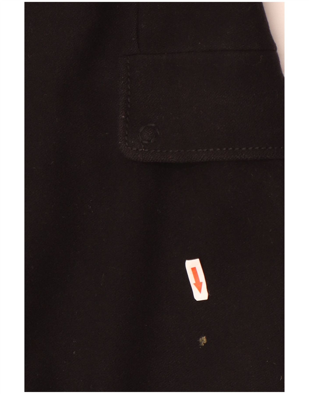Cappotto Donna Benetton IT 46 Large Nero Lana