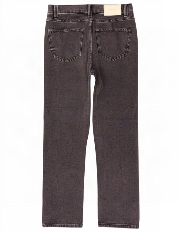 Jeans slim a vita alta da uomo Zara EU 38 piccoli W30 L30 neri