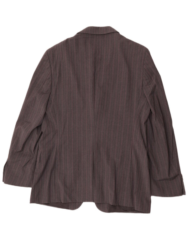 Giacca blazer da uomo a 2 bottoni Paul Smith UK 42 XL a righe grigie