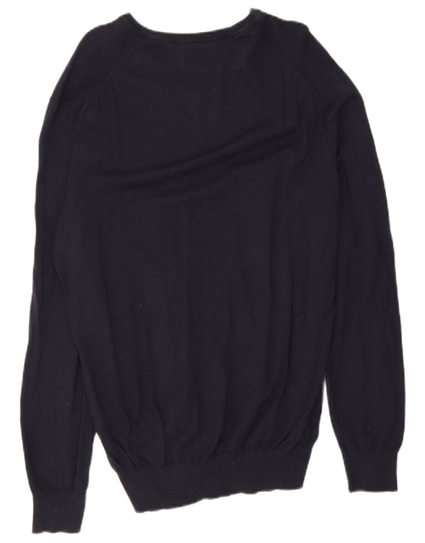 Polo Ralph Lauren Maglione da uomo slim fit con scollo a V grande blu navy