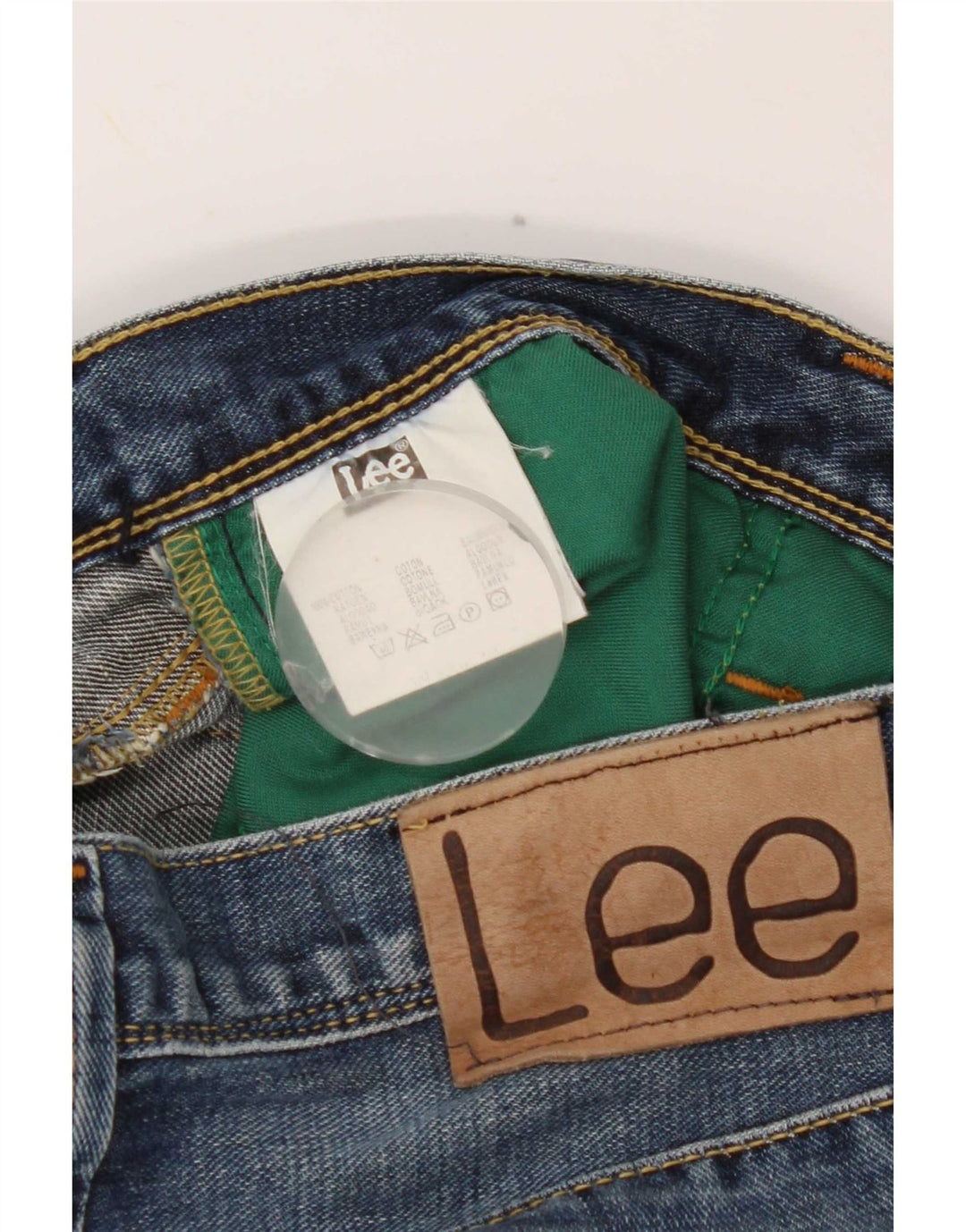 Jeans dritti da uomo Lee W32 L28 cotone blu