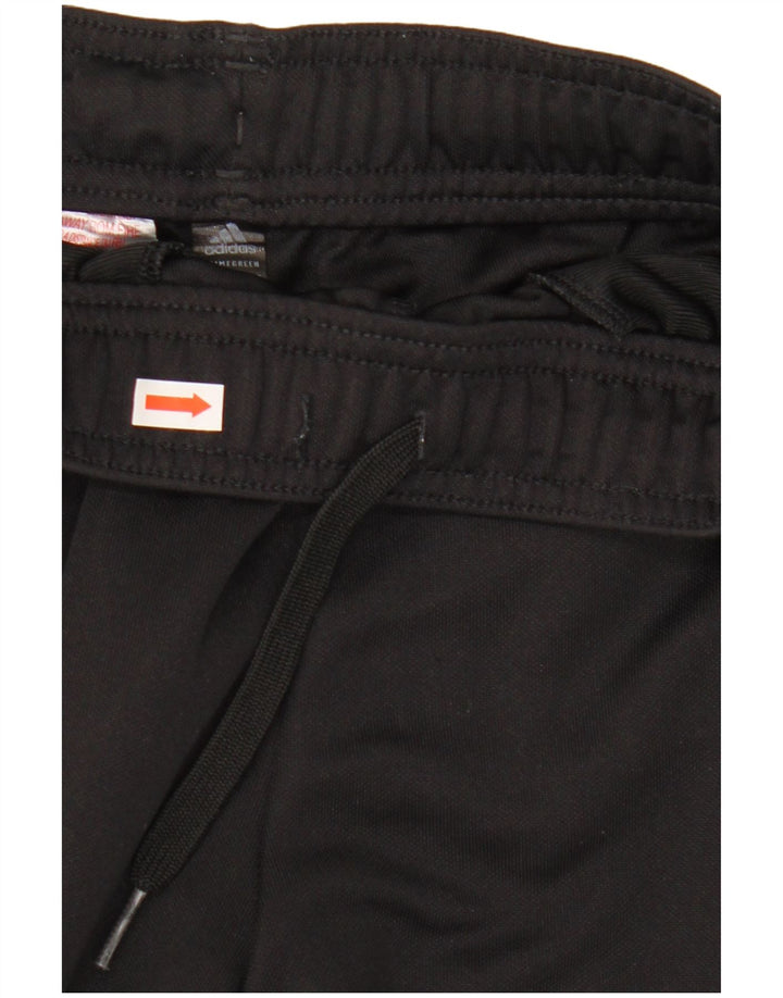 Pantaloni della tuta Adidas Aeroready da ragazzo 11-12 anni in poliestere nero