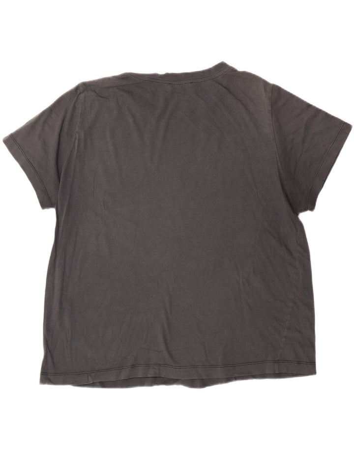 ZARA Womens Graphic T-Shirt Top UK 14 Medium Grey Vintage Zara and Second-Hand Zara from Messina Hembry 