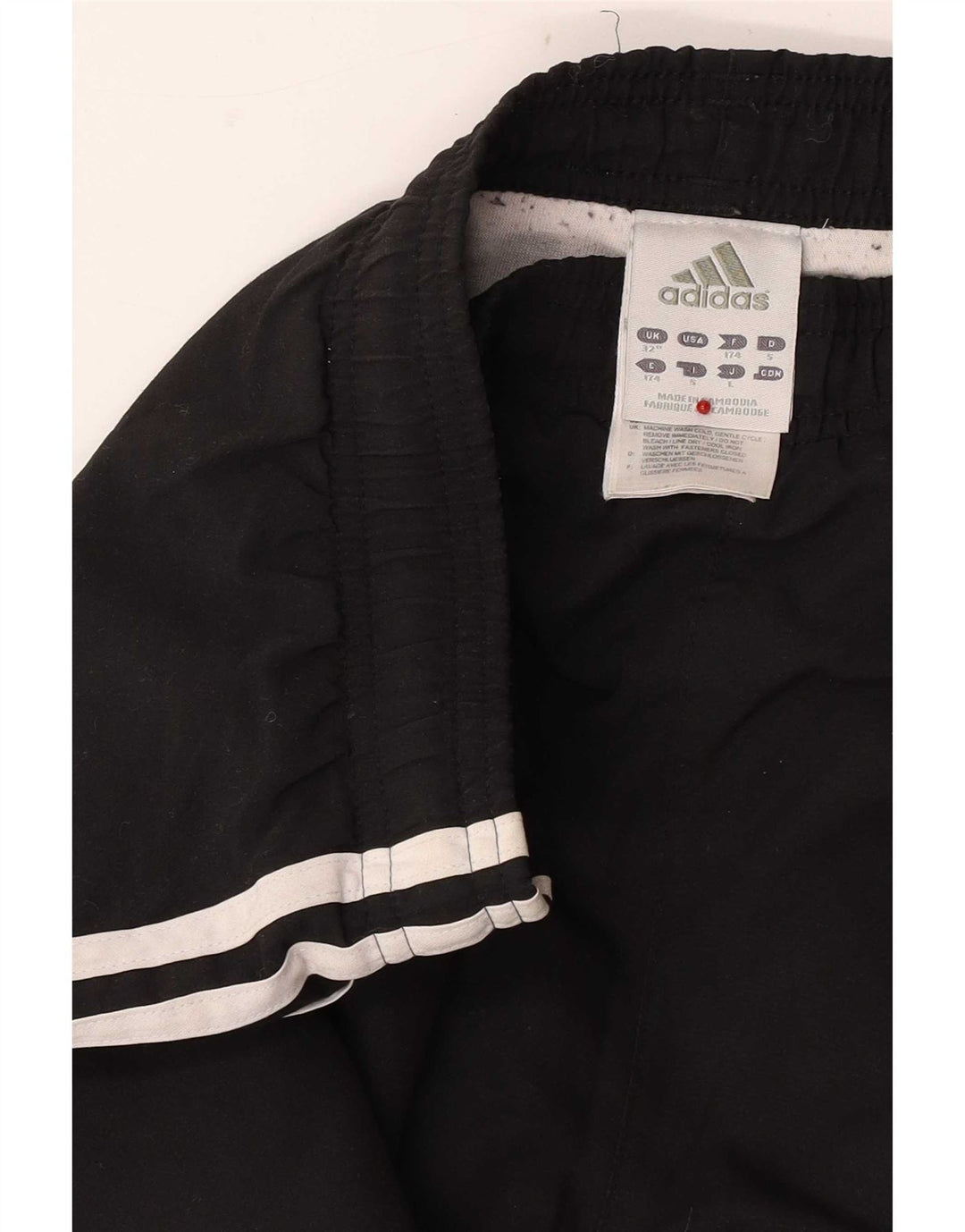 Pantaloni da tuta da uomo Adidas Joggers medi neri poliestere sportivi