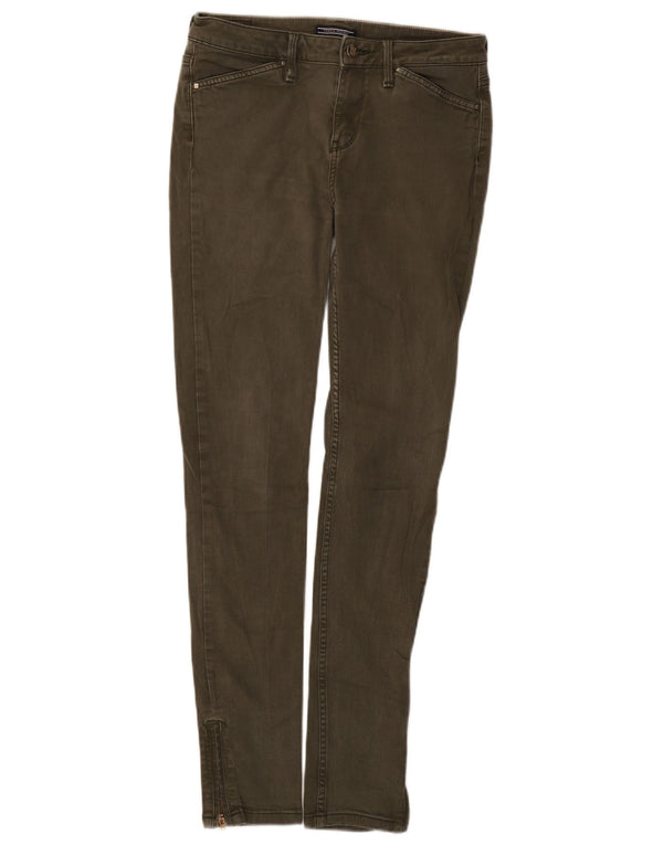 Jeans skinny da donna Tommy Hilfiger US 8 medio W28 L30 cotone kaki