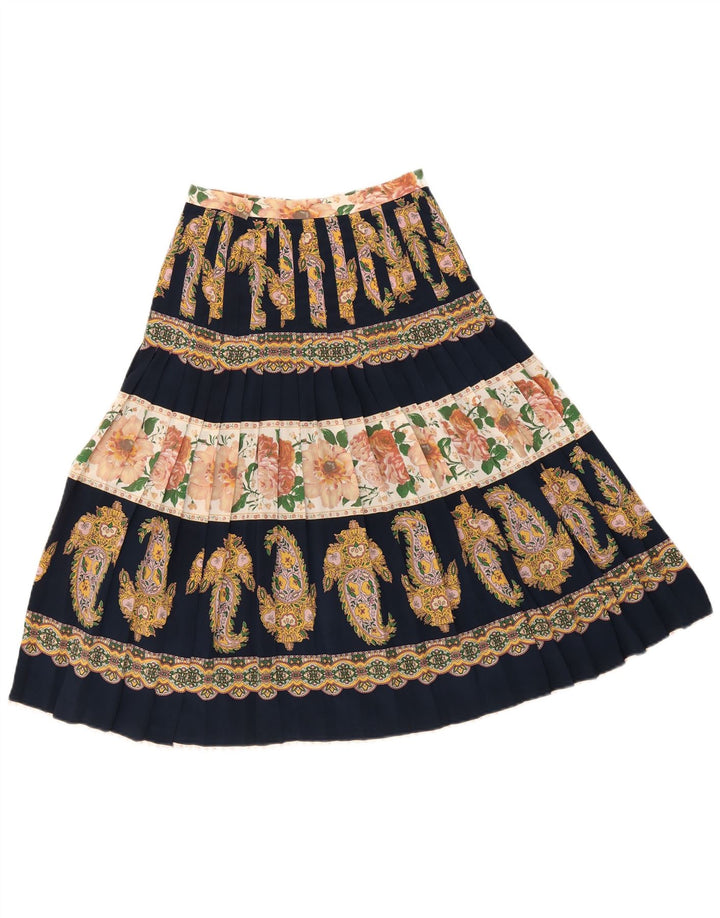 Gonna a trapezio da donna Emmegi IT 42 media W26 Paisley multicolore