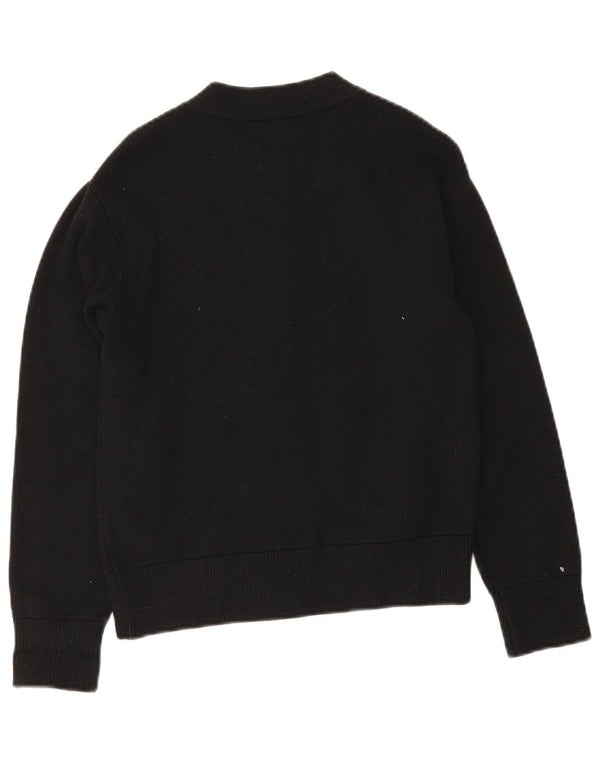 Maglione cardigan da donna Marks & Spencer UK 6 XS viscosa nera