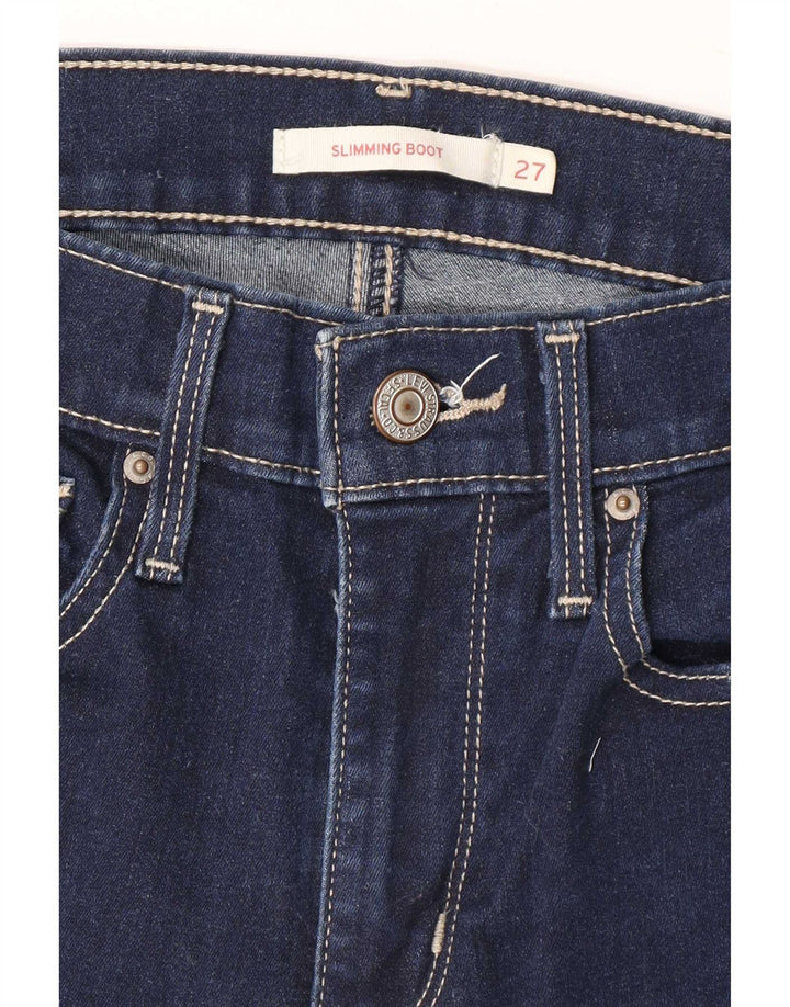 Levi's Jeans bootcut dimagranti da donna W27 L29 Cotone blu navy