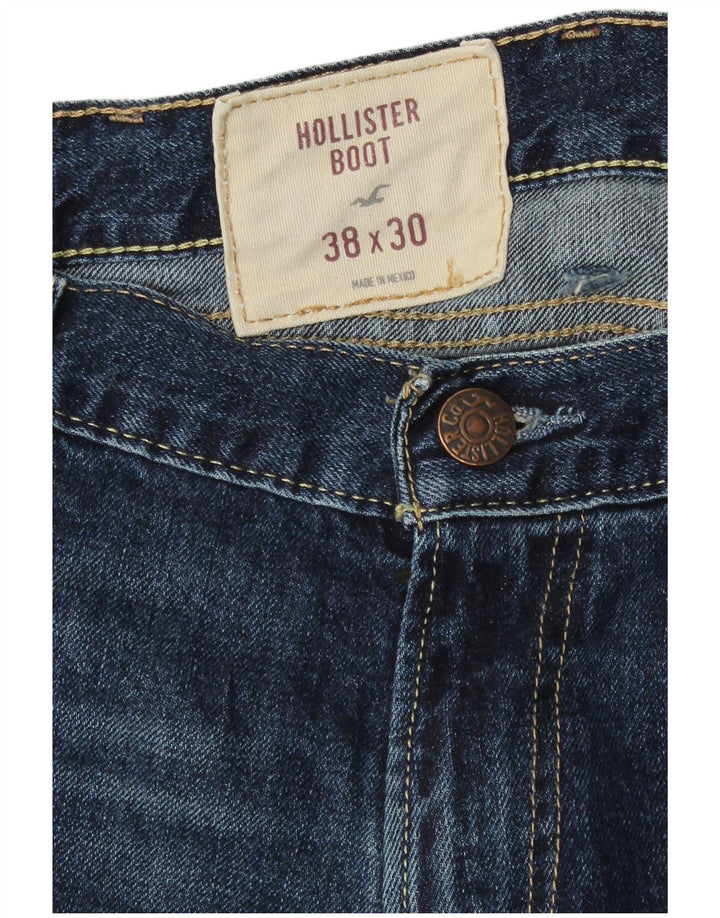 Jeans Hollister Bootcut da uomo W38 L30 in cotone blu navy