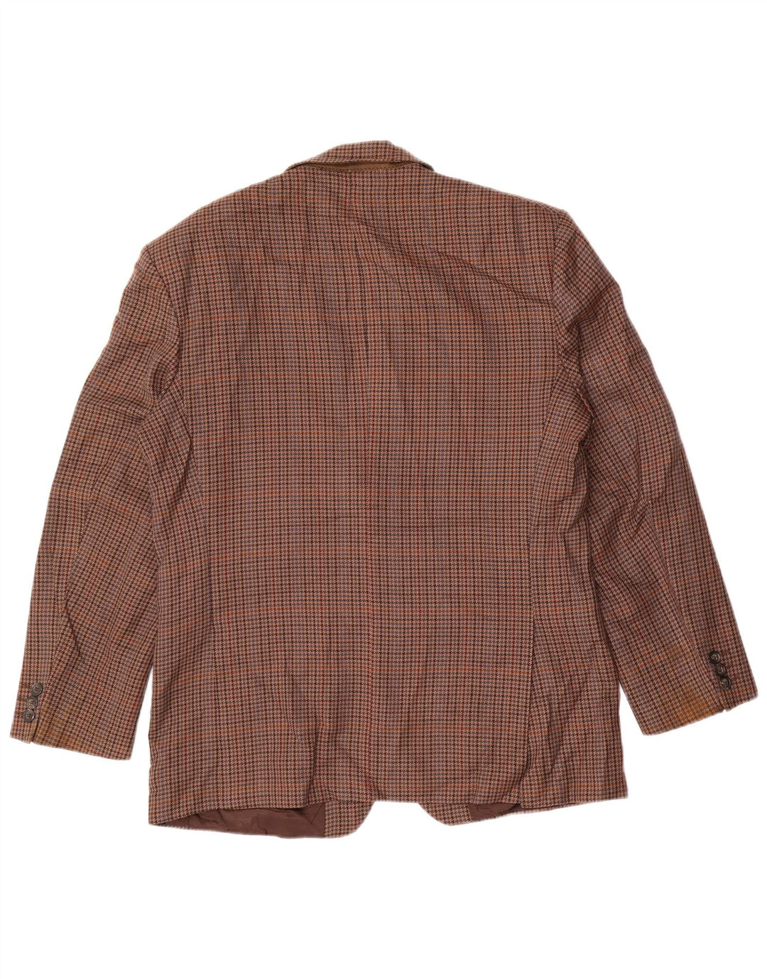 Giacca blazer corta da uomo Marks & Spencer UK 40 pied de poule marrone medio