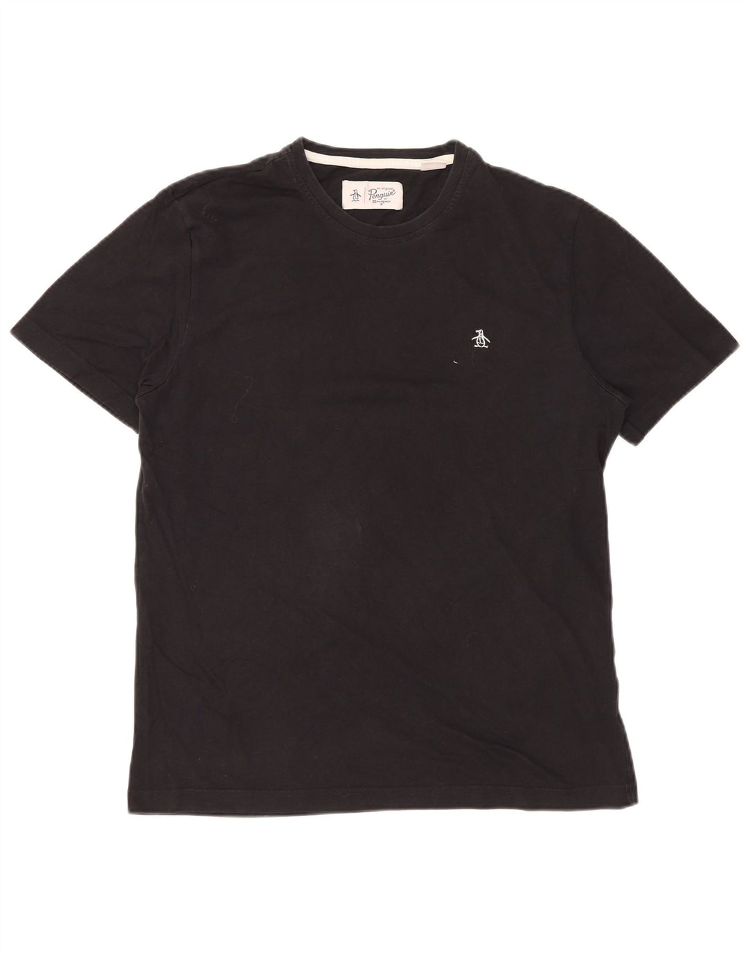 PINGUIN T-shirt da uomo Top grande in cotone nero