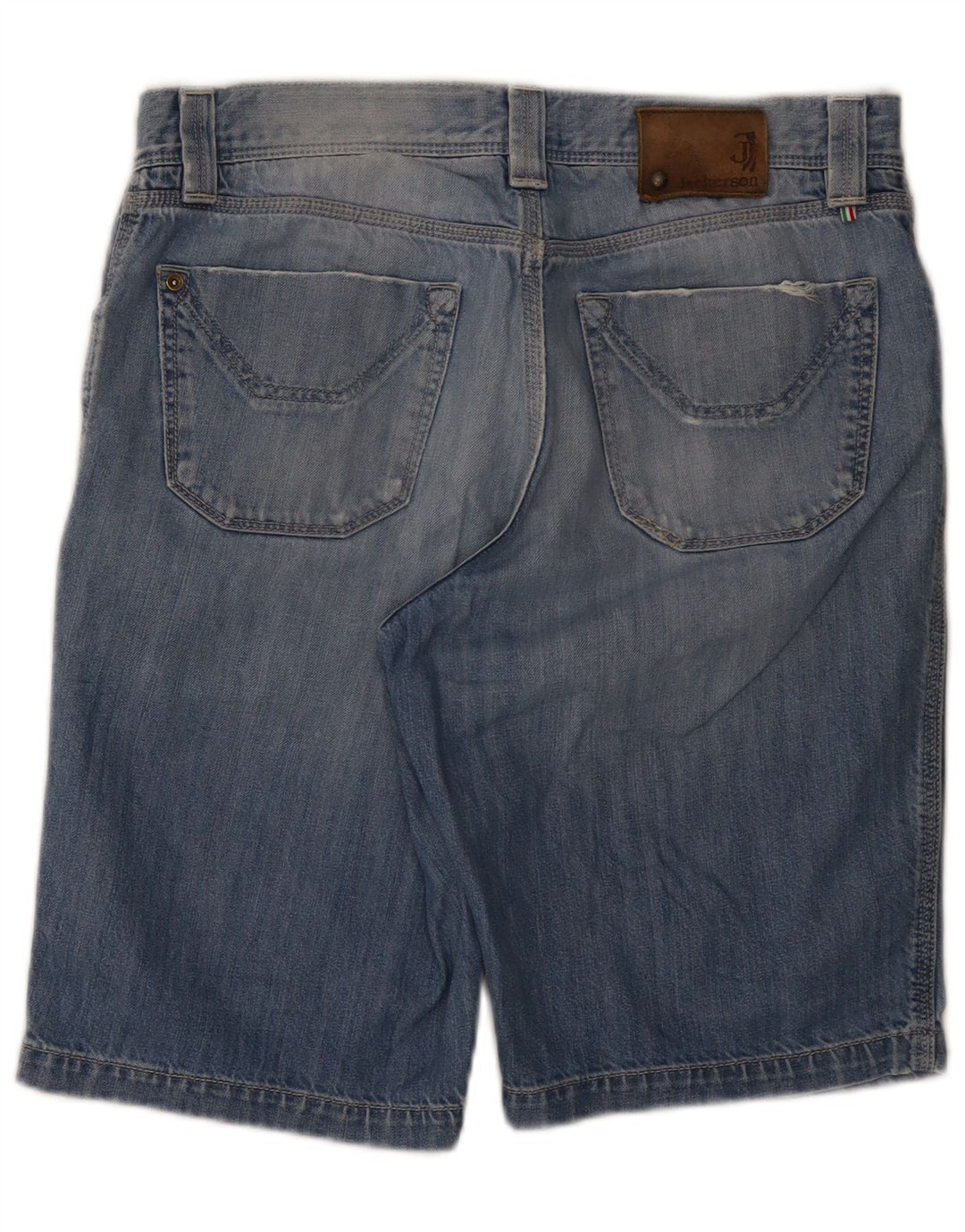 Pantaloncini di jeans da uomo Jeckerson W33 blu medio