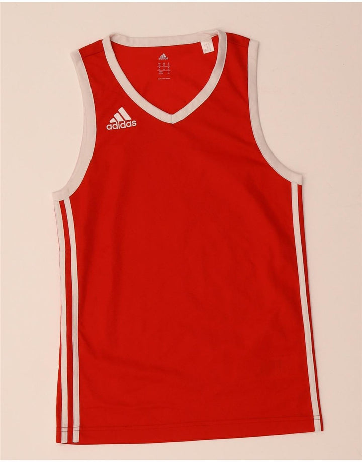 Canotta da uomo ADIDAS XS rossa in poliestere
