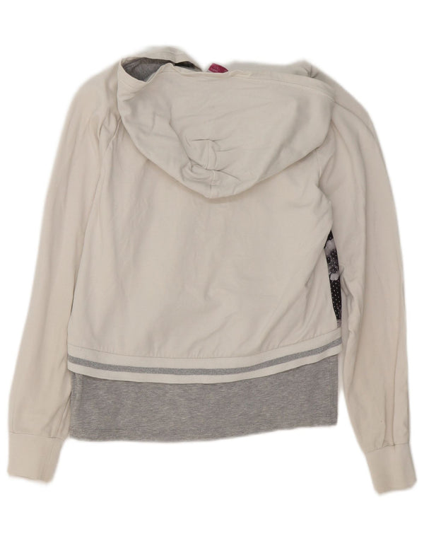 Maglione con cappuccio per ragazze Champion, 11-12 anni, cotone floreale grigio grande