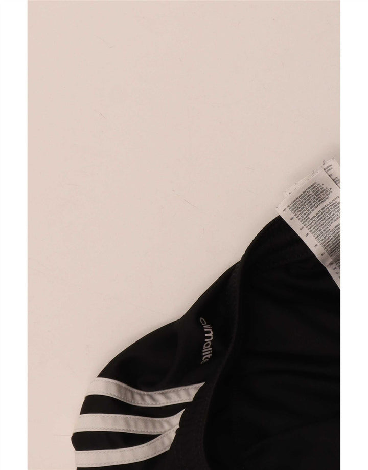 Pantaloncini sportivi Adidas Climalite da uomo, poliestere color block medio nero