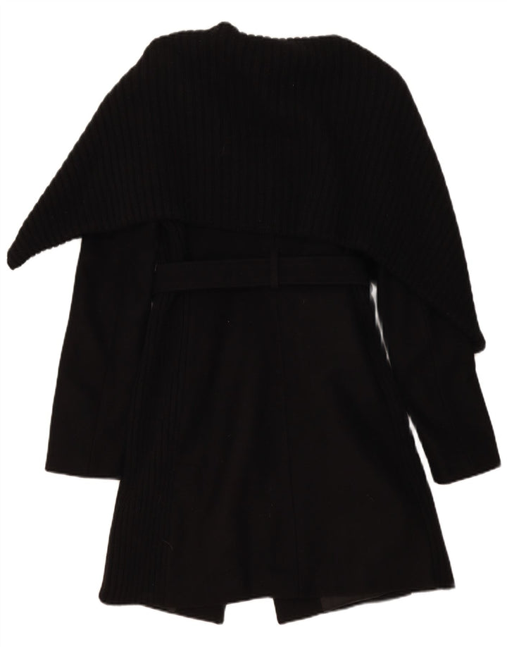 Cappotto Donna Pinko UK 8 Small Nero Lana