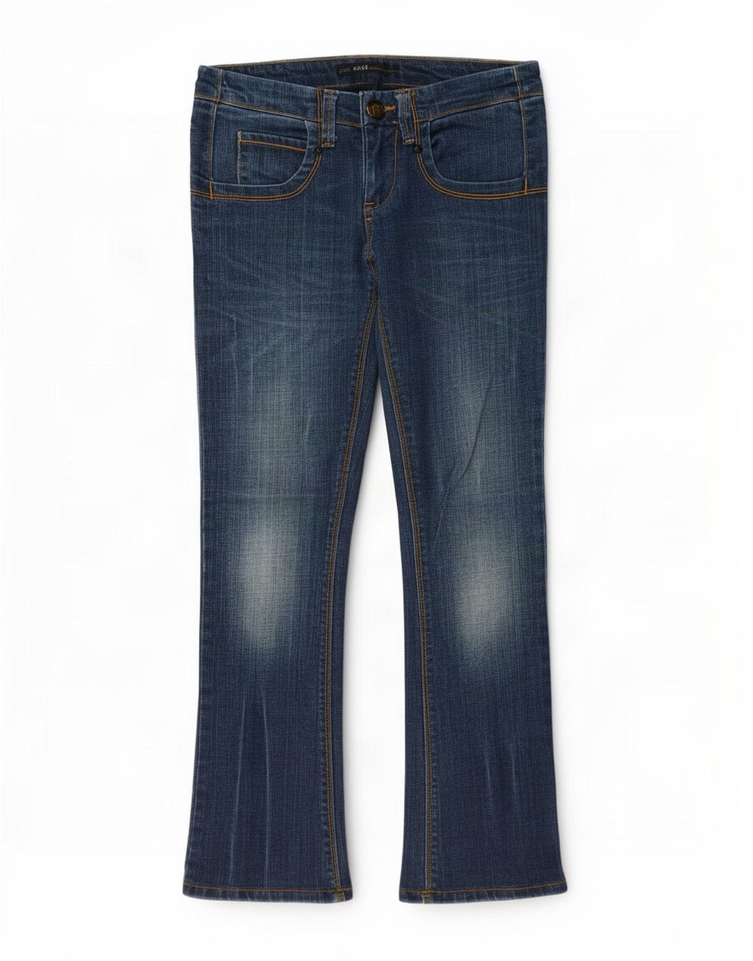 Jeans Bootcut da donna Lee W27 L27 cotone blu