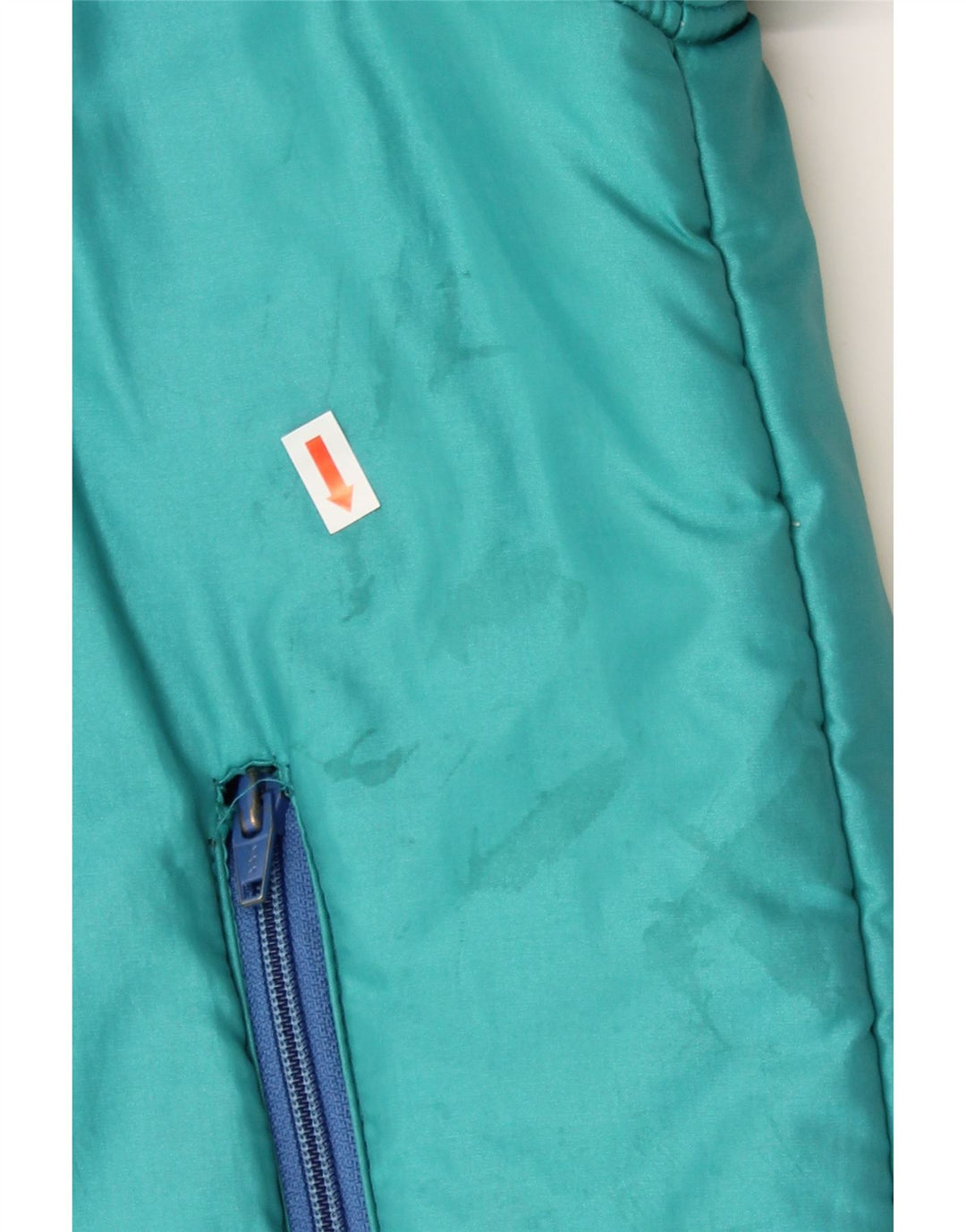BRUGI Mens Windbreaker Jacket UK 40 Large Blue Colourblock Nylon Vintage Brugi and Second-Hand Brugi from Messina Hembry 