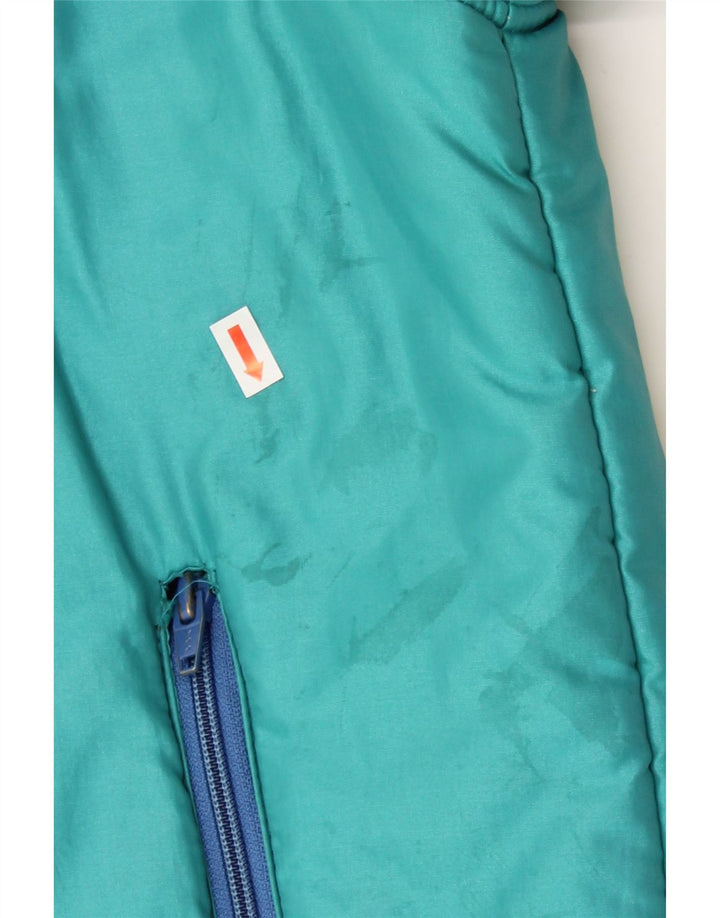 BRUGI Mens Windbreaker Jacket UK 40 Large Blue Colourblock Nylon Vintage Brugi and Second-Hand Brugi from Messina Hembry 