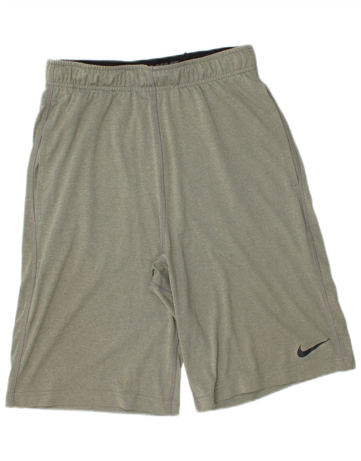 Pantaloncini sportivi Nike Dri Fit da uomo piccoli in poliestere verde