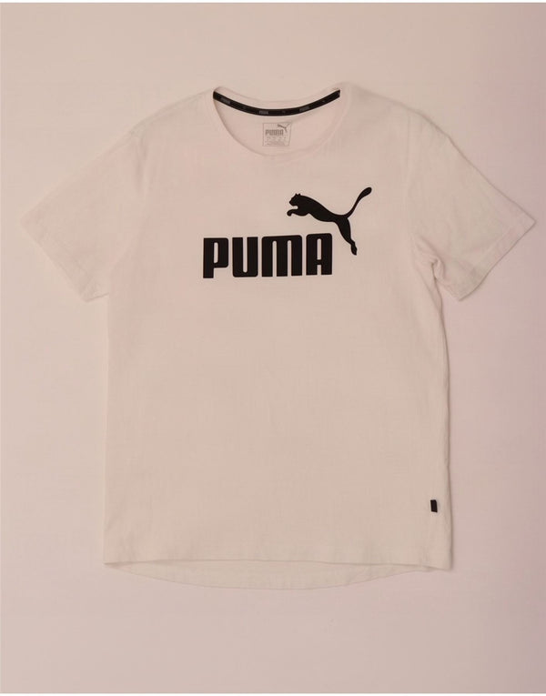 T-shirt grafica da uomo Puma Top bianca media