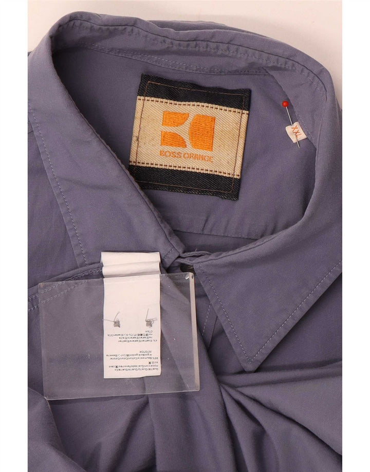 Camicia da uomo Hugo Boss 2XL cotone blu