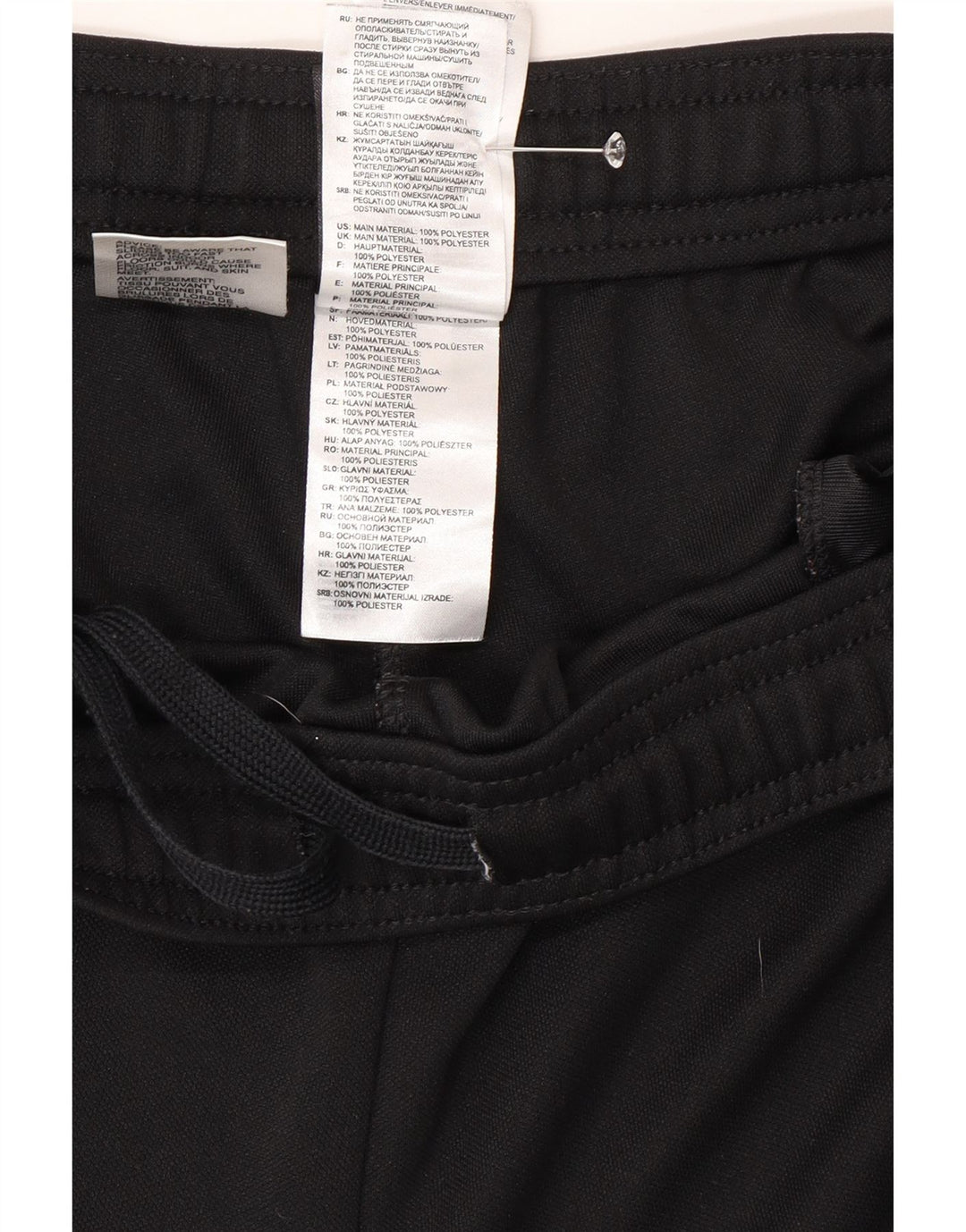 Pantaloni da tuta da uomo Adidas Joggers grandi neri in poliestere