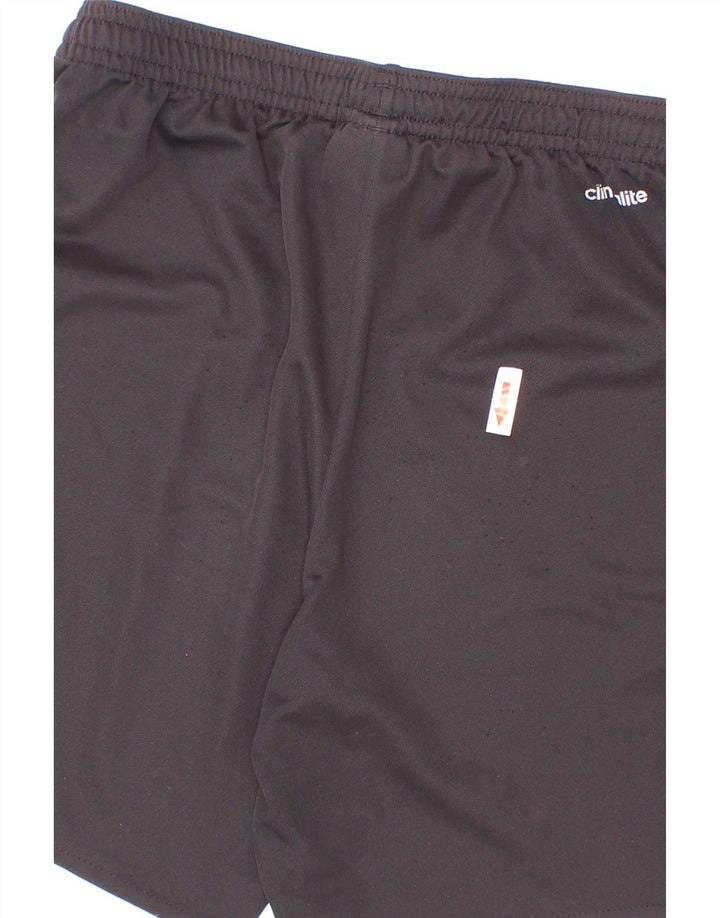 Pantaloncini sportivi Adidas da ragazzo 11-12 anni in poliestere nero