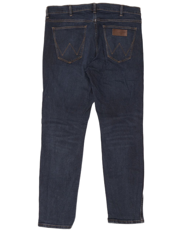 Jeans slim affusolati Larston da uomo Wrangler W36 L32 cotone blu