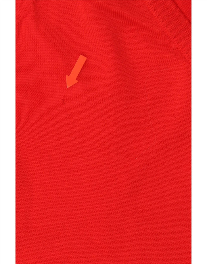WESTBURY Mens V-Neck Jumper Sweater IT 52/54 Large Red Wool Vintage WESTBURY and Second-Hand WESTBURY from Messina Hembry 