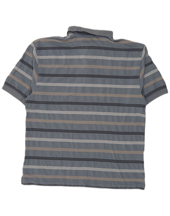 Polo NIKE da uomo a righe grandi blu